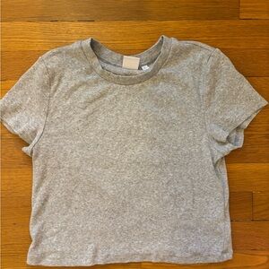 TNA Heather Gray Crew Neck Tee